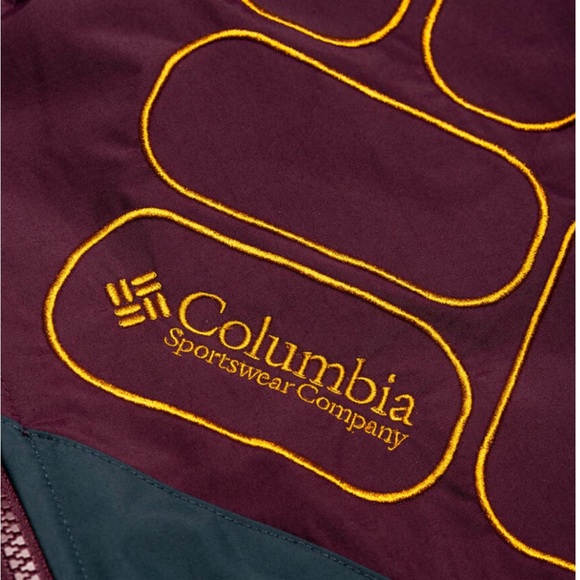 Vintage Retro Rare Columbia Sideline Black Cherry Parka Jacket - Picture 9 of 14